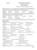 3  đề thi thử TN THPT 2021   môn tiếng anh   penbook   đề số 3   file word có lời giải 