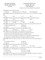 13  đề thi thử TN THPT 2021   môn sinh   THPT chuyên lam sơn   thanh hóa   lần 1   file word có lời giải chi tiết 