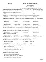 25  đề thi thử TN THPT 2021   môn hóa học   nhóm GV MGB   đề 25   file word có lời giải chi tiết 