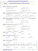 Đề ôn tập kiểm tra cuối kì 2 môn Toán lớp 12 năm học 2020-2021 (Mã đề 02)