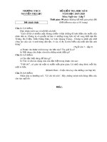 Đề thi học kì 2 môn Ngữ văn lớp 7 năm 2019-2020 có đáp án - Trường THCS Nguyễn Thị Lựu