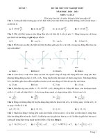 7  đề thi thử TN THPT 2021   môn lý   penbook   đề số 7   file word có lời giải 