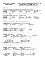 1  đề thi thử TN THPT 2021   môn tiếng anh   bộ đề chuẩn cấu trúc minh họa   đề 1   file word có lời giải 