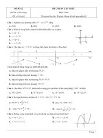 Đề thi thử TN THPT 2021   môn toán   bộ đề theo mức độ   GV ĐHSP   đề 12   file word có lời giải 