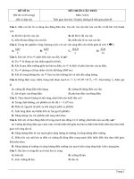 Đề thi thử TN THPT 2021   môn lý   bộ đề theo mức độ   GV ĐHSP   đề 16   file word có đáp án 