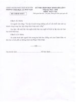 Đề thi HSG môn Ngữ Văn lớp 9 năm 2017-2018 - Phòng GD&ĐT Thái Nguyên