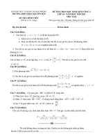 Đề thi chọn HSG môn Toán 10 năm 2020-2021 có đáp án - Trường THPT Trần Nguyên Hãn (Vòng 1)