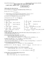 Đề cương ôn tập học kì 1 môn Toán lớp 9 năm 2020-2021 - Trường THCS Lê Quang Cường