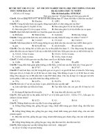 16  đề thi thử TN THPT 2021   môn sinh   bộ đề chuẩn cấu trúc minh họa   đề 16   file word có lời giải 