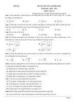 5  đề thi thử TN THPT 2021   môn lý   penbook   đề số 5   file word có lời giải 