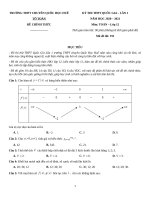 49  đề thi thử TN THPT 2021   môn toán   THPT chuyên quốc học huế   lần 1   file word có lời giải 