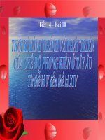 Bài giảng Lịch sử lớp 10 - Bài 10: Thời kì hình thành và phát triển của chế độ phong kiến ở Tây Âu từ thế kỉ V đến thế kỉ XIV
