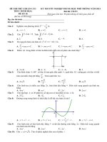 10  đề thi thử TN THPT 2021   môn toán   bộ đề chuẩn cấu trúc minh họa   đề 10   file word có lời giải 