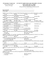 0  đề minh họa môn sinh học   thi tốt nghiệp THPT 2021   bộ GD đt   file word có lời giải 