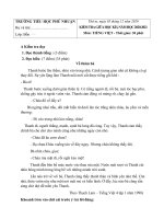 Đề thi giữa học kì 1 môn Tiếng Việt lớp 4 năm 2020-2021 có đáp án - Trường Tiểu học Phú Nhuận