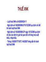 THUE XUAT NHAP KHAU