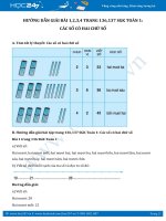 Giải bài tập Các số có hai chữ số SGK Toán 1