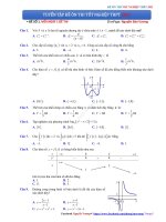 NBV đề số 1 TUYỂN tập đề ôn THI tốt NGHIỆP THPT 2021 