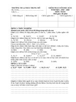 Đề thi học kì 2 môn Toán lớp 5 năm 2019-2020 có đáp án - Trường TH&THCS Trung Mỹ