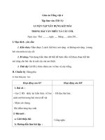 Bài TLV: Luyện tập dựng kết bài trong văn tả cây - Giáo án Tiếng việt 4 - GV.N.Phương Hà