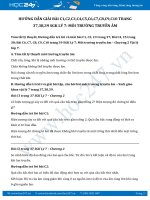 Hướng dẫn giải bài C6,C7,C8,C9,C10 trang 39 SGK Vật lý 7