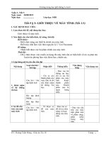 Giáo án Tin học lớp 10 Bài 3: Giới thiệu về máy tính (tiết 1)