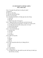 Cau hoi thi do vui de hoc K4