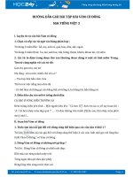 Hướng dẫn giải bài tập bài Vàm cỏ đông SGK Tiếng Việt 3