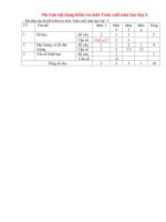 Đề thi học kì 2 môn Toán lớp 3 năm 2019-2020 có đáp án - Trường Tiểu học Hồng Minh