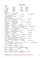 Tổng hợp đề thi trắc nghiệm môn tiếng anh - Đề số 20