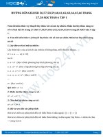 Giải bài tập Lũy thừa với số mũ tự nhiên, nhân hai lũy thừa cùng cơ số SGK Đại số 6 tập 1