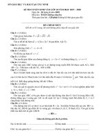 Đề thi tuyển sinh lớp 10 THPT môn Toán năm 2019-2020 có đáp án - Sở GD&ĐT Tây Ninh (Khối không chuyên)