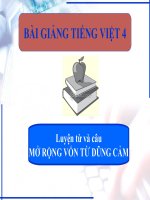 Bài LTVC: Mở rộng vốn từ: Dũng cảm (Tuần 25) - Bài giảng điện tử Tiếng việt 4 - GV.N.Phương Hà