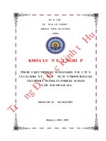 Luận văn kinh tế TÌM HIỂU QUY TRÌNH KIỂM TOÁN KHOẢN MỤC TIỀN VÀ CÁC KHOẢN TƯƠNG ĐƯƠNG TIỀN TRONG BÁO CÁO TÀI CHÍNH