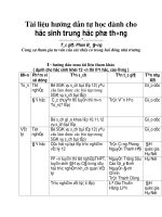 Tài liệu hướng dẫn tự học dành cho học sinh trung học phổ thông