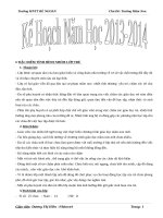 Giáo án Mầm non: Chủ đề - Trường mầm non (GV. Dương Thị Hiền)