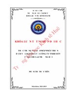 Luận văn kinh tế THỰC TRẠNG VÀ GIẢI PHÁP PHÁT TRIỂN DỊCH VỤ LOGISTICS TẠI CÔNG TY TNHH MTV CẢNG CHU LAI TRƯỜNG HẢI