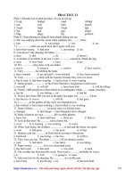 Tổng hợp đề thi trắc nghiệm môn tiếng anh - Đề số 23