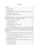 Nghiên cứu đặc điểm khí hậu và phân vùng khí tượng phục vụ phát triển nông  lâm nghiệp bền vững của tỉnh Lai Châu