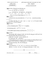 Đề thi HSG môn Toán 9 năm 2017-2018 - Phòng GD&ĐT Tiền Hải