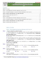 0D4 4 hệ bất PHƯƠNG TRÌNH bậc NHẤT HAI ẩn 