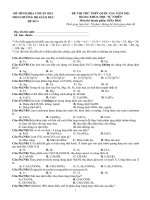 Đề thi thử TN THPT môn hóa phát triển từ đề thi minh họa 2021 (bản word có lời giải chi tiết)