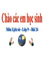 Bài giảng Lịch sử 9 bài 24: Cuộc đấu tranh bảo vệ và xây dựng chính quyền dân chủ nhân dân (1945 - 1946)