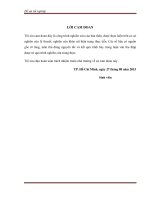 Tính toán thiết kế hệ thống xử lý nước thải sinh hoạt nhà máy may xuất khẩu Phong Phú Long An công suất 120 m3 ngày
