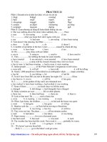 Tổng hợp đề thi trắc nghiệm môn tiếng anh - Đề số 21