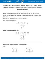 Hướng dẫn giải bài 113,114 trang 50 SGK Đại số 6 tập 2