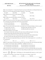 Đề chuẩn cấu trúc sinh 2020 (đề 41) 