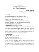 Giáo án tiết Học hát bài: Dàn đồng ca mùa hạ - Âm nhạc 5 - GV:Hoàng Dung