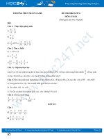 Bộ 5 đề thi HK2 môn Toán lớp 6 có đáp án Trường THCS Xuân Canh