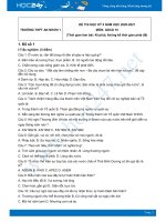 Bộ 5 đề thi HK2 môn GDCD 10 có đáp án năm 2021 Trường THPT An Nhơn 1